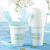 Mini Monster Green Paper Cups - 8 Pc.