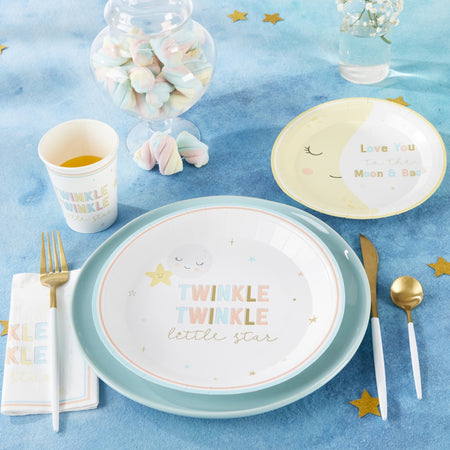 Twinkle Twinkle 78 Piece Party Tableware Set (16 Guests) Alternate Image 2, Kate Aspen | Tableware