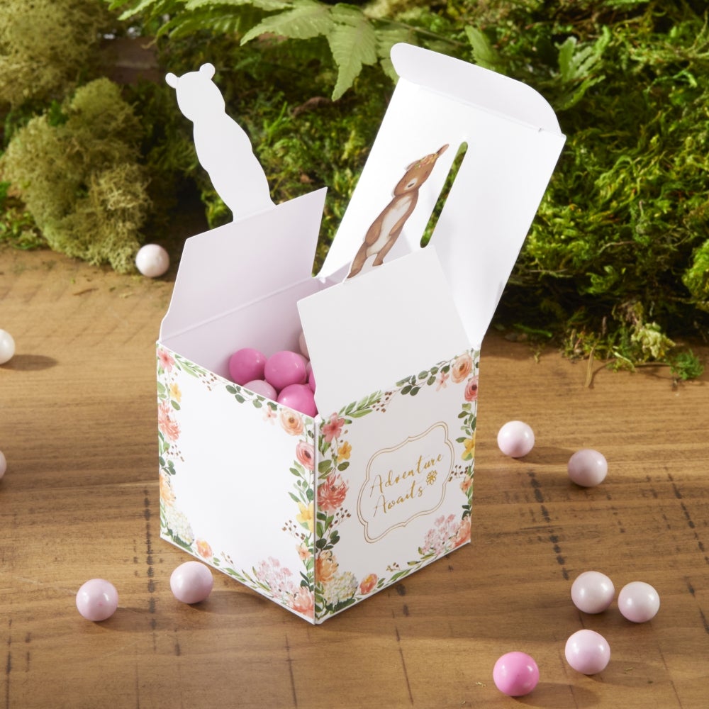 Woodland Baby Favor Box - Pink (Set of 24) Alternate Image 5, Kate Aspen | Favor Box