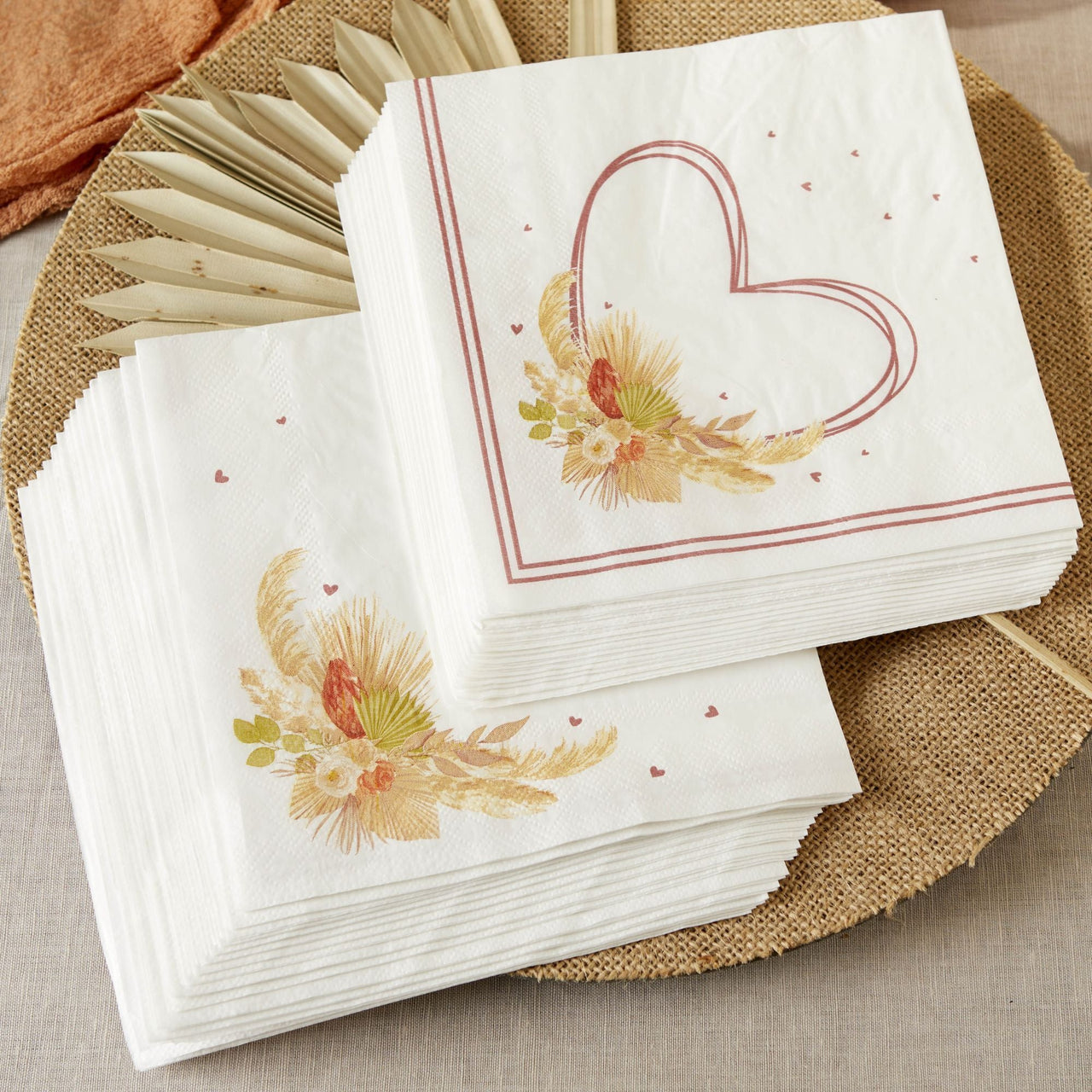 Boho 2 Ply Paper Napkins (Set of 30) Main Image, Kate Aspen | Napkin