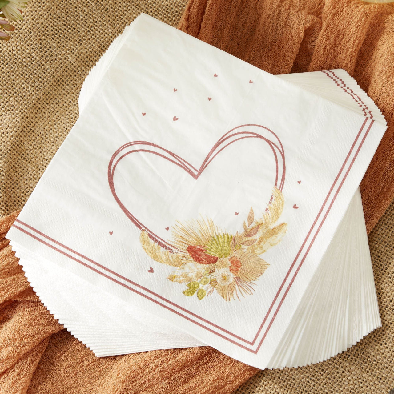 Floral Paper Napkins (Set of 30)