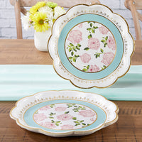 Tea Time Party 7 Premium Paper Plates - Assorted (Set of 16)