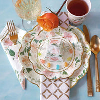 Thumbnail for Floral 9 in. Premium Paper Plates (Set of 16) Alternate Image 3, Kate Aspen | Paper Plates