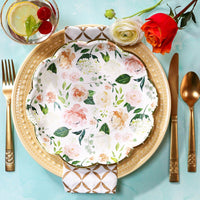 Thumbnail for Floral 9 in. Premium Paper Plates (Set of 16) Alternate Image 4, Kate Aspen | Paper Plates