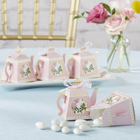 Thumbnail for Tea Time Whimsy Teapot Favor Box - Pink (Set of 24) Alternate Image 7, Kate Aspen | Favor Boxes