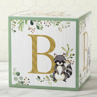 Thumbnail for Woodland Baby Block Box (Set of 4) Alternate Image 5, Kate Aspen | Photo Props