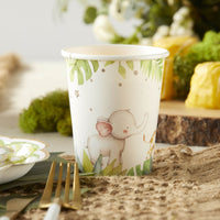 Thumbnail for Safari Baby 7 oz. Paper Cups (Set of 16) Alternate Image 4, Kate Aspen | Cups