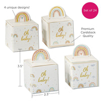 Thumbnail for Boho Rainbow Baby Favor Box (Set of 24) Alternate Image 6, Kate Aspen | Favor Box