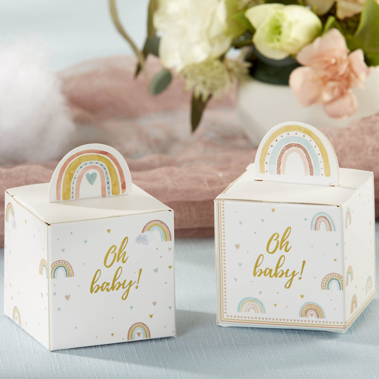 Boho Rainbow Baby Favor Box (Set of 24) Alternate Image 7, Kate Aspen | Favor Box