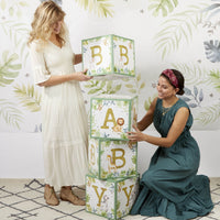 Safari Baby Block Box (Set of 4) Alternate Image 7, Kate Aspen | Decor Block Box
