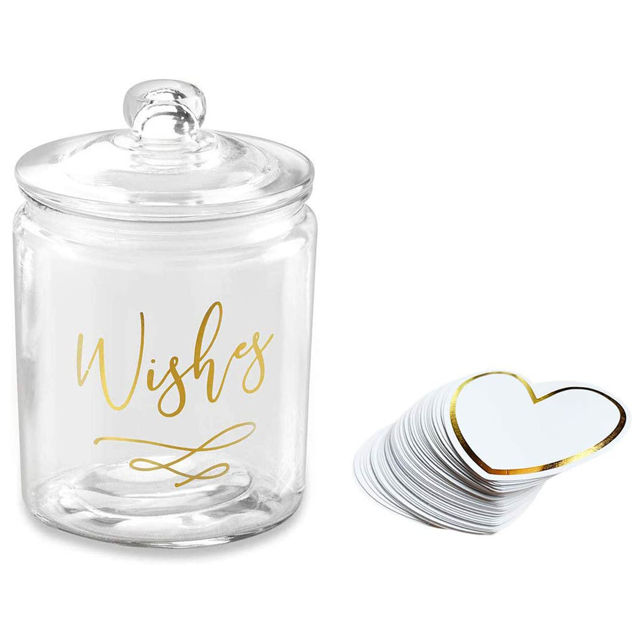 Heart Shaped Cards for Wish Jar (Set of 100) Alternate Image 4, Kate Aspen | Cards