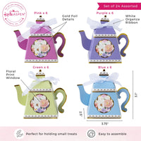 Thumbnail for Tea Time Party Favor Box - Assorted (Set of 24) Alternate Image 6, Kate Aspen | Favor Box