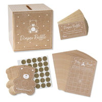 Kraft Bear Diaper Raffle & Scratch Off Game Set Alternate Image 8, Kate Aspen | Games and Advice Cards
