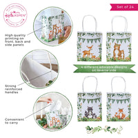 Thumbnail for Woodland Baby Shower Gift Bag (Set of 24) Alternate Image 5, Kate Aspen | Favor Bag