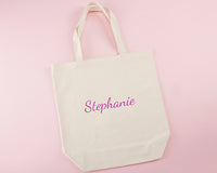 Thumbnail for Gold Foil Bride Canvas Tote (Personalization Available)