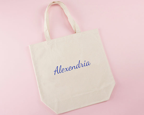 Gold Foil Bridesmaid Canvas Tote (Personalization Available)