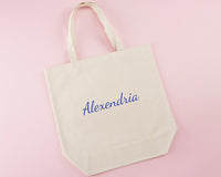 Thumbnail for Gold Foil Bridesmaid Canvas Tote (Personalization Available)