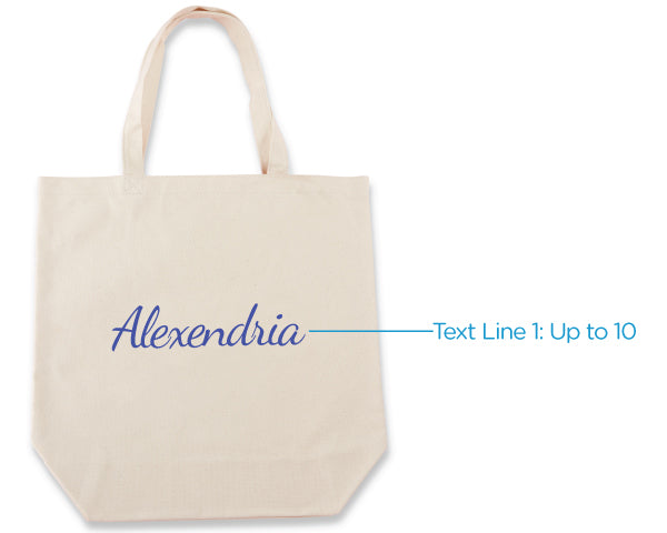 Gold Foil Bride Canvas Tote (Personalization Available)
