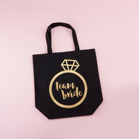 Thumbnail for Team Bride Canvas Tote (Personalization Available)