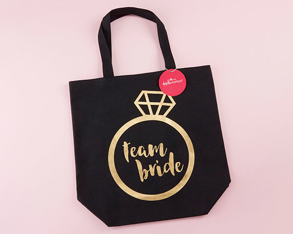 Team Bride Canvas Tote (Personalization Available)