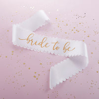 Thumbnail for Bride To Be Satin Sash