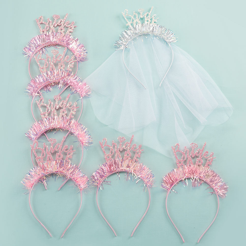 Bridal Party Bachelorette Headband (Set of 7)