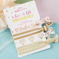 Thumbnail for To Have & To Hold Your Hair Back Bridal Party Hair Ties (6 packs of 4)