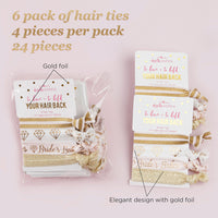 Thumbnail for To Have & To Hold Your Hair Back Bridal Party Hair Ties (6 packs of 4)