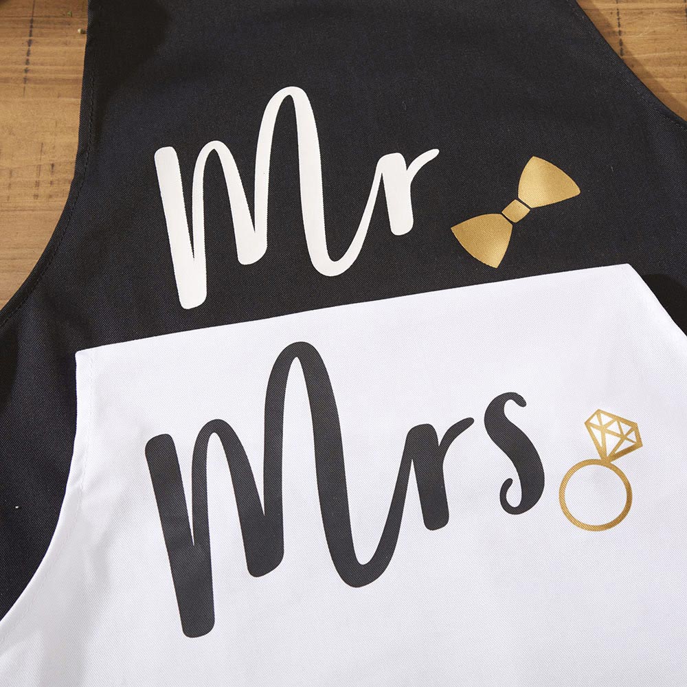 Mr. & Mrs. Couples Apron Gift Set Alternate Image 3, Kate Aspen | Apron