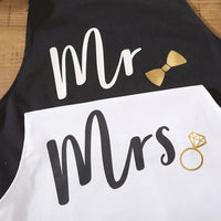 Thumbnail for Mr. & Mrs. Couples Apron Gift Set Alternate Image 3, Kate Aspen | Apron