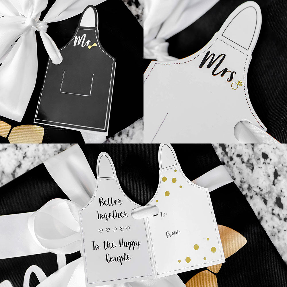 Mr. & Mrs. Couples Apron Gift Set Alternate Image 4, Kate Aspen | Apron