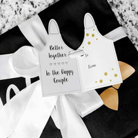 Thumbnail for Mr. & Mrs. Couples Apron Gift Set Alternate Image 6, Kate Aspen | Apron
