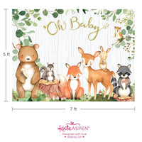 Woodland Baby Shower Photo Backdrop Alternate Image 6, Kate Aspen | Photo Backdrops