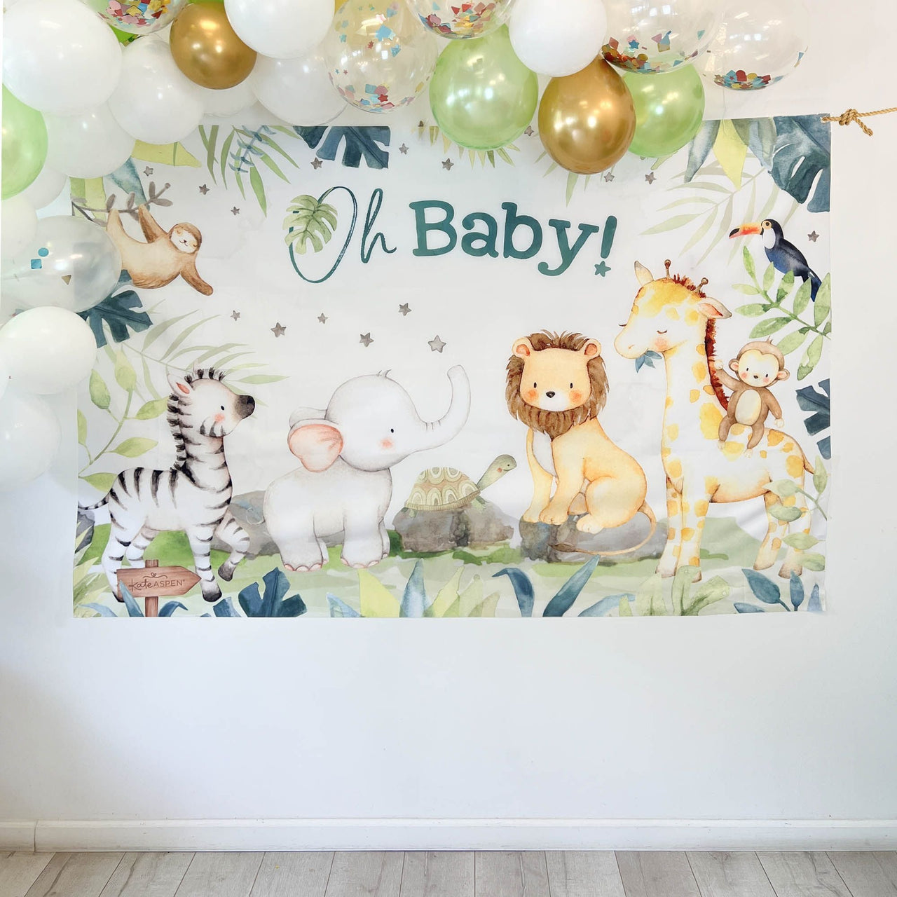 Safari Baby Shower Photo Backdrop Alternate Image 2, Kate Aspen | Photo Backdrops