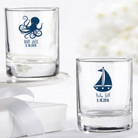 Thumbnail for Personalized 2 oz. Shot Glass/Votive Holder - Nautical Baby Shower