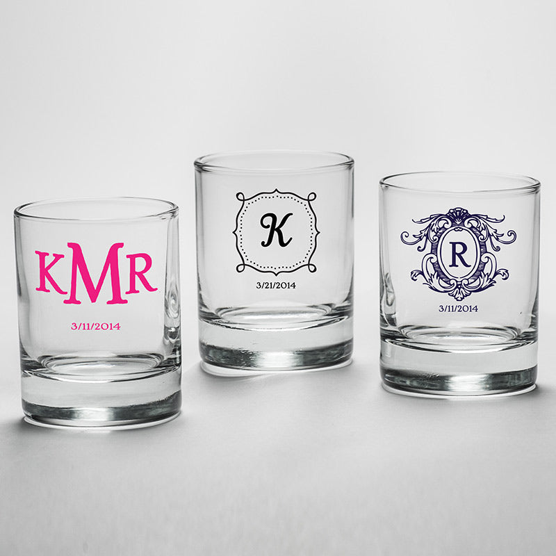Personalized 2 oz. Shot Glass/Votive Holder Alternate Image 9, Kate Aspen | Shot Glasses