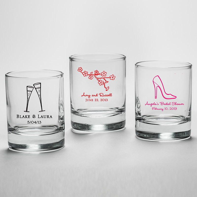 Personalized 2 oz. Shot Glass/Votive Holder Alternate Image 8, Kate Aspen | Shot Glasses