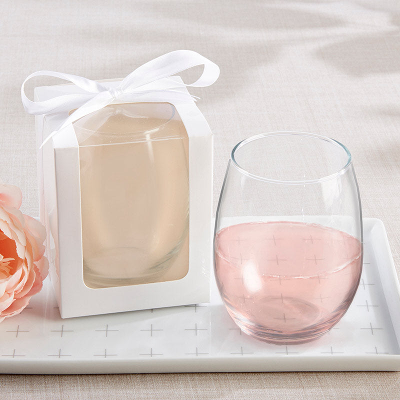 9 oz. Stemless Wine Glass - DIY Alternate Image 2, Kate Aspen | Wine Glass