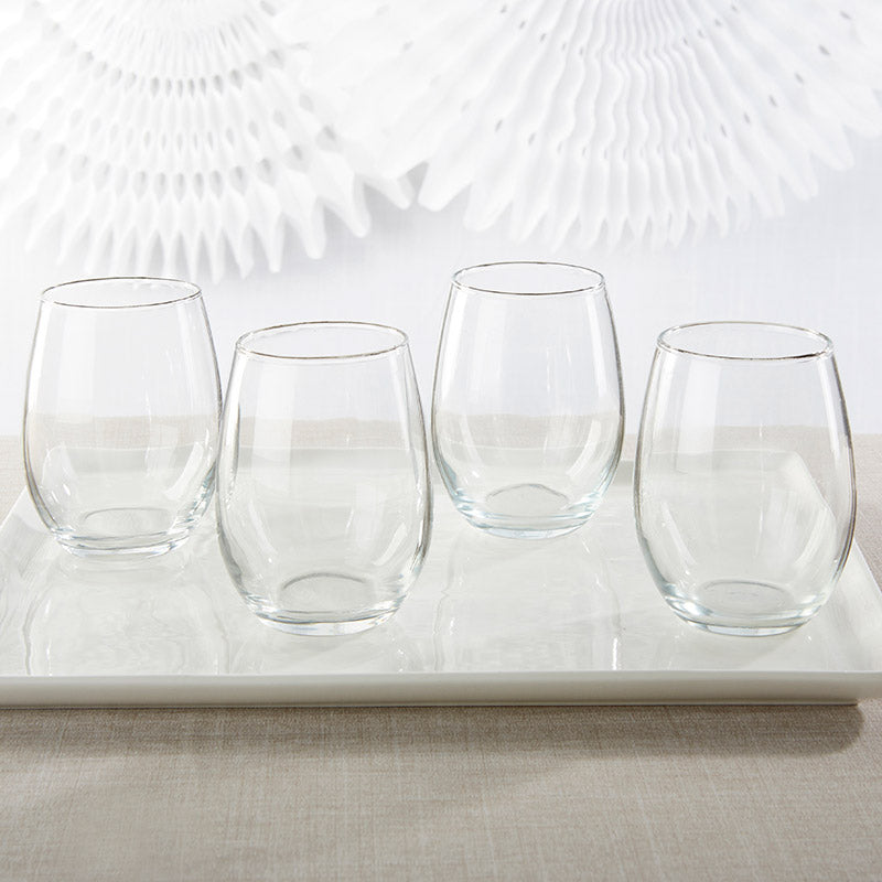 9 oz. Stemless Wine Glass - DIY Alternate Image 4, Kate Aspen | Wine Glass