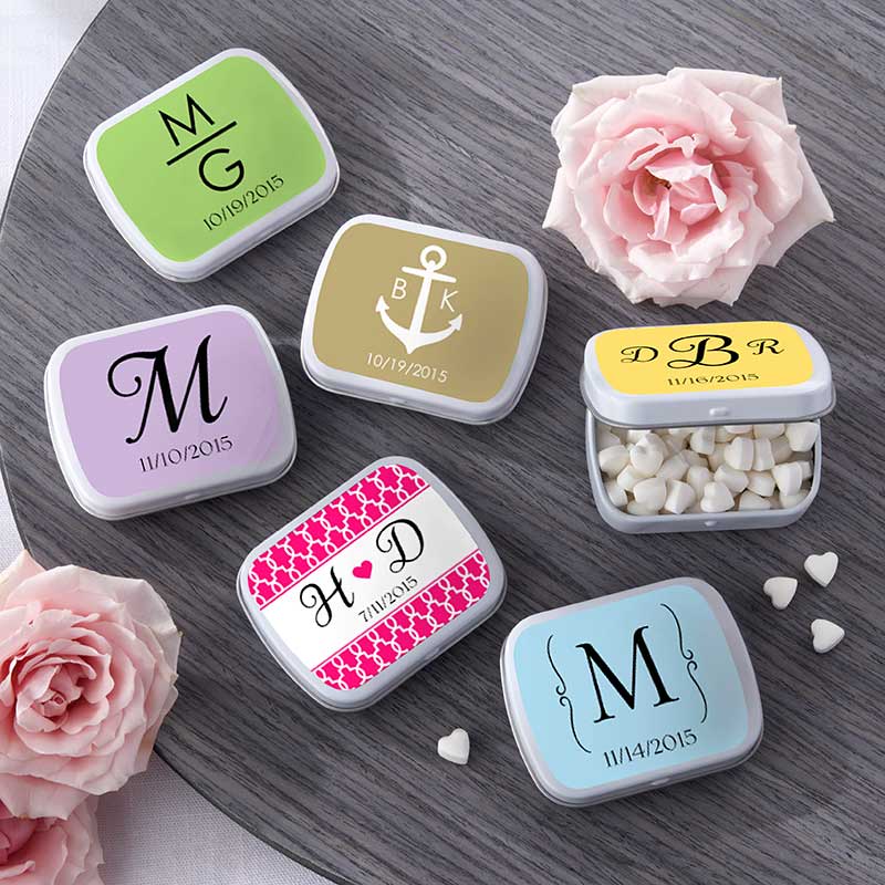 White Mint Tin - Wedding (Available Personalized)