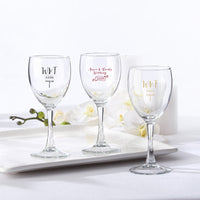 Thumbnail for Personalized 8.5 oz. Wine Glass - Vineyard