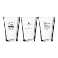 Personalized 16 oz. Pint Glass - Wedding Alternate Image 2, Kate Aspen | Pint Glass