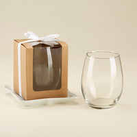 Thumbnail for Personalized 15 oz. Stemless Wine Glass - Tea Time