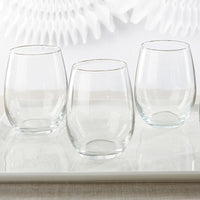 Thumbnail for 15 oz. Stemless Wine Glass - DIY Main Image, Kate Aspen | Wine Glass