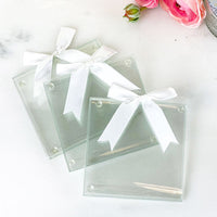 30026NA Clear Coaster Sleeve (Set of 12)