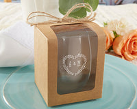 Thumbnail for Kraft 9 oz. Glassware Gift Box with Twine (Set of 12) Alternate Image 3, Kate Aspen | Glassware Gift Box