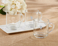 Thumbnail for Personalized 10 oz. Glass Coffee Mug - English Garden
