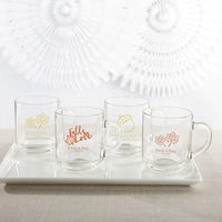 Thumbnail for Personalized 10 oz. Glass Coffee Mug - Fall