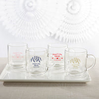 Thumbnail for Personalized 10 oz. Glass Coffee Mug - Winter