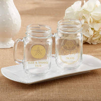Thumbnail for Personalized 16 oz. Mason Jar Mug - Beach Tides